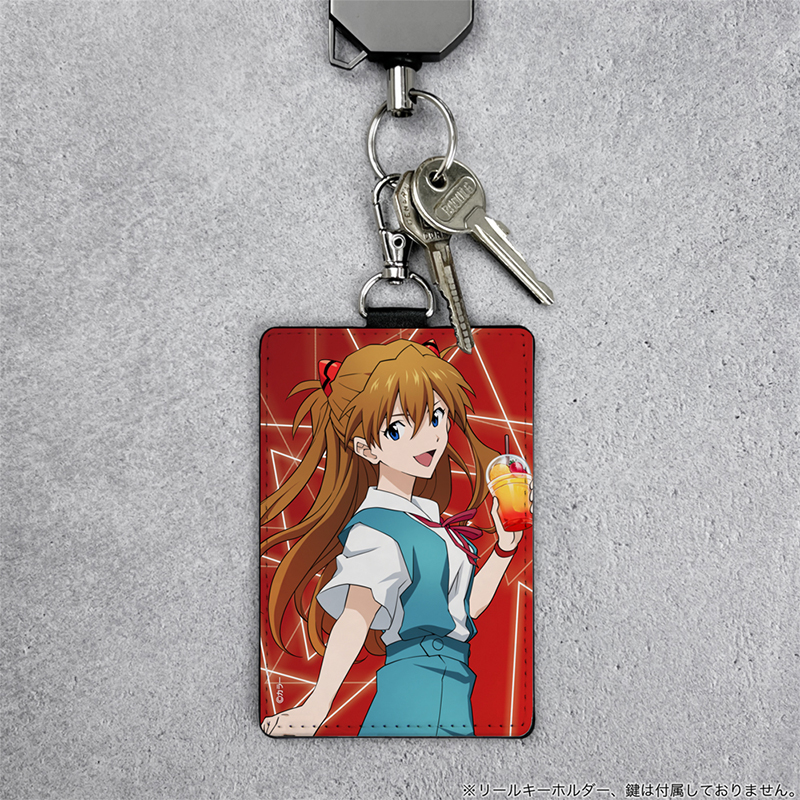 エヴァンゲリオン描きおろし式波・アスカ・ラングレーパスケース