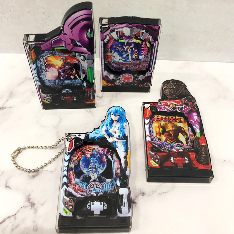 エヴァンゲリオン大博覧会】アクリルブロックキーホルダー / CR