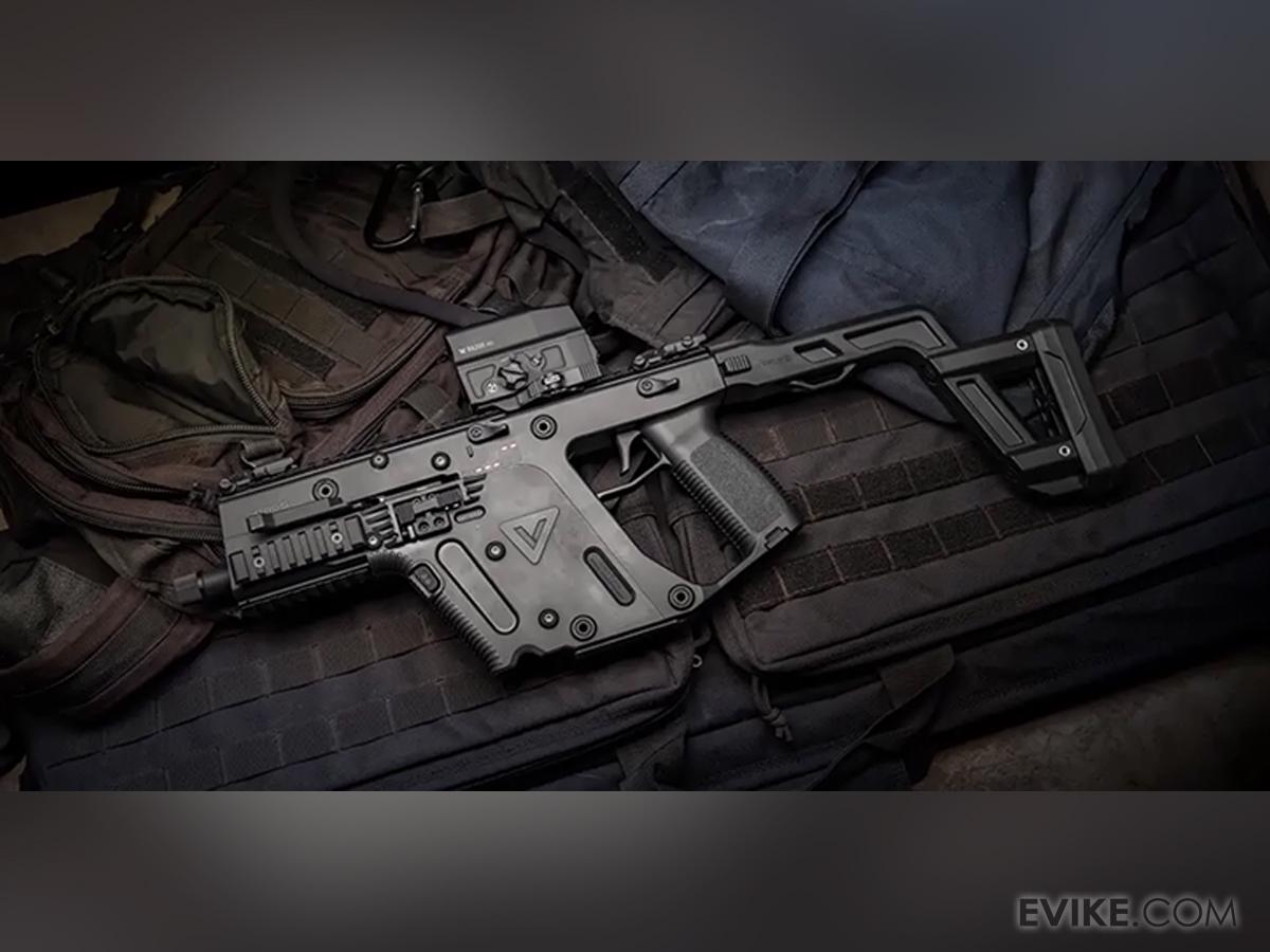 Krytac KRISS Vector Gas Blowback Airsoft GBB SMG (Color: Black