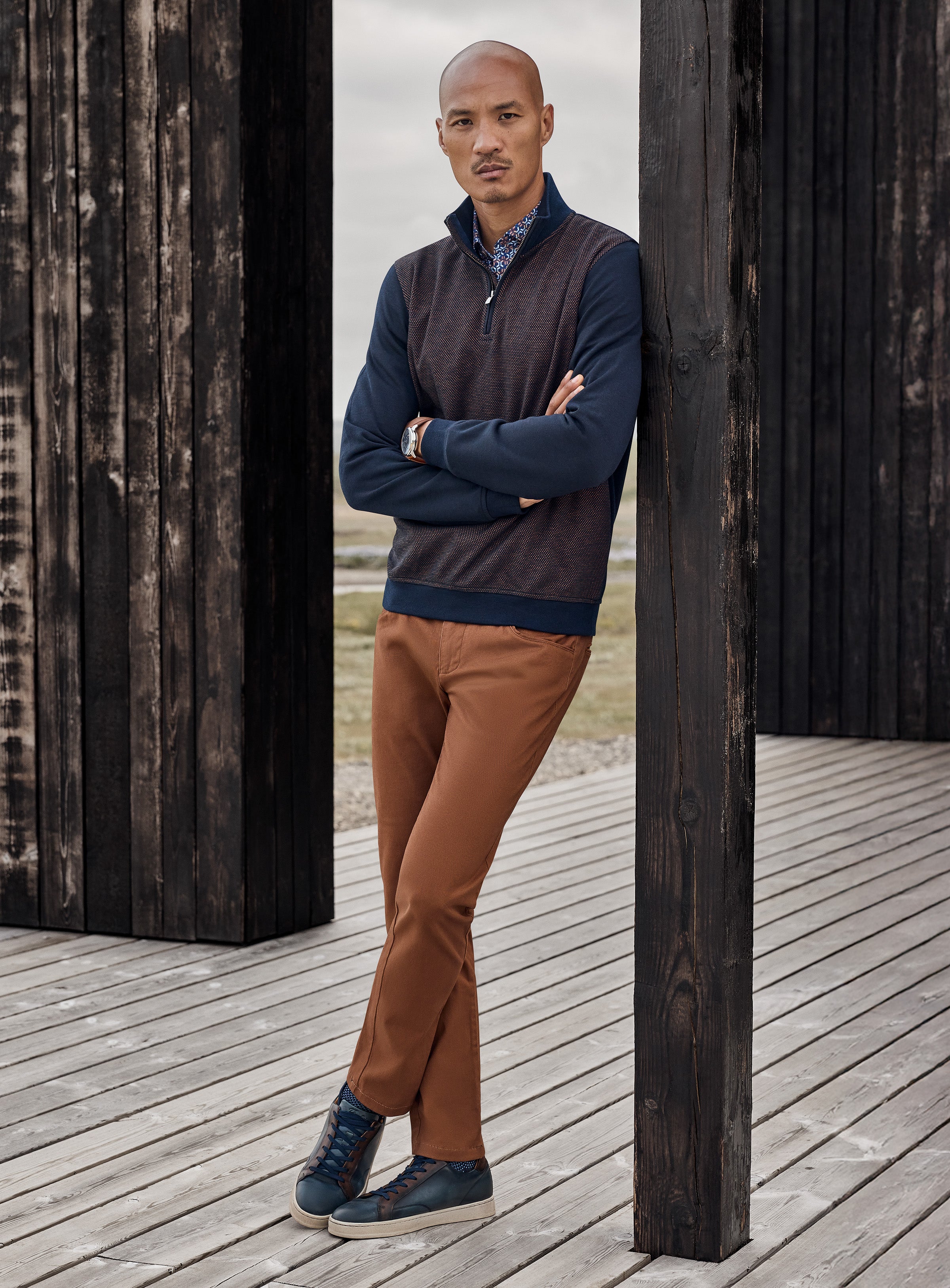 Two-Tone Sweater for men - Orvieto