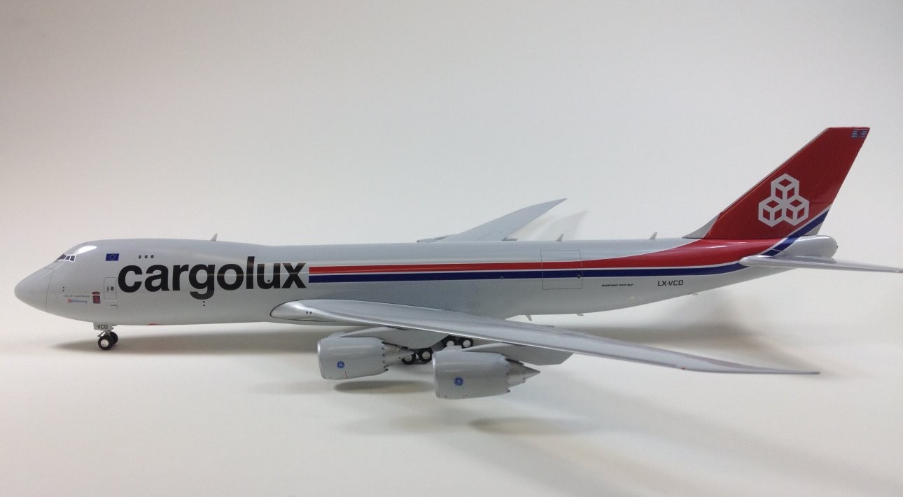 Herpa Wings Cargolux Boeing 747-8F ezToys - Diecast Models and