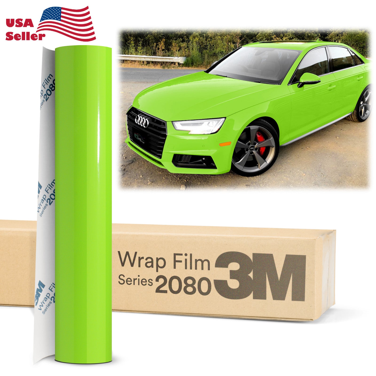 Genuine 3M 2080 Series G16 Gloss Light Green Vinyl Wrap – EzAuto Wrap