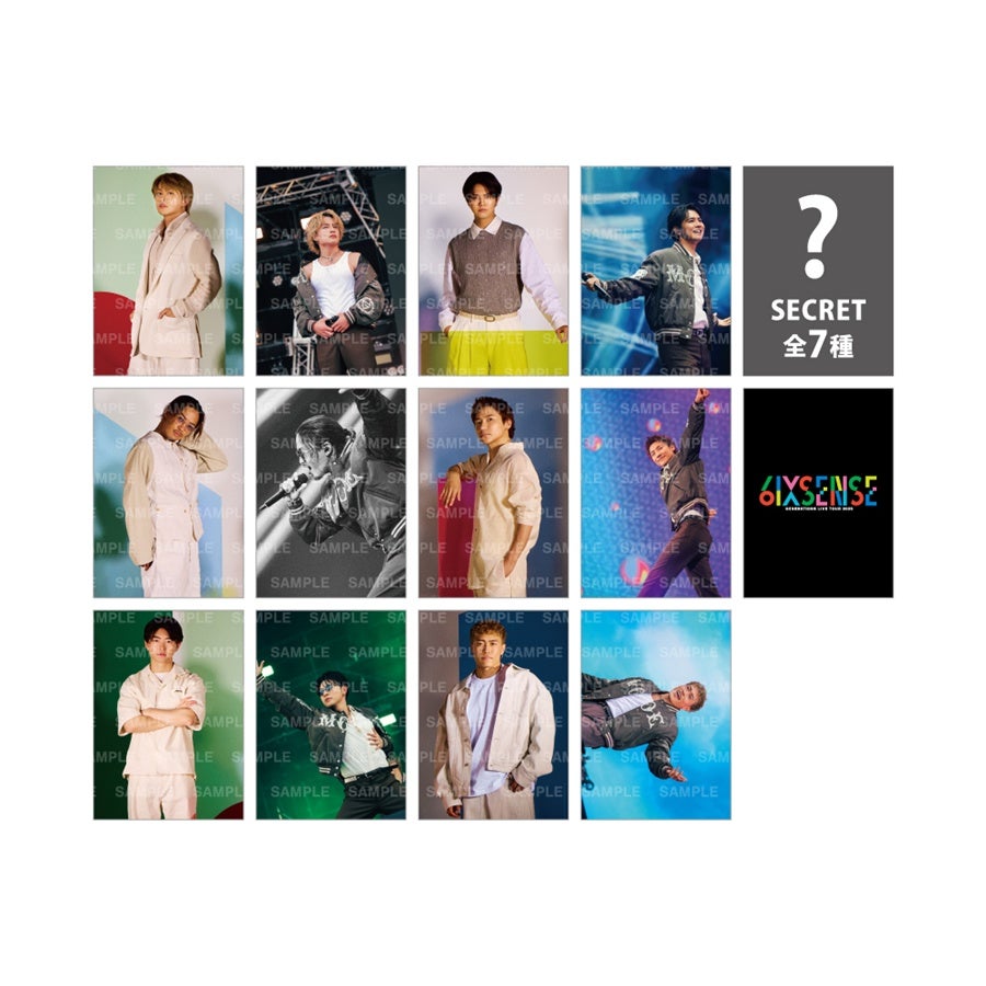 EXILE TRIBE STATION ONLINE STORE｜6IX SENSE フォトカード/全12種+