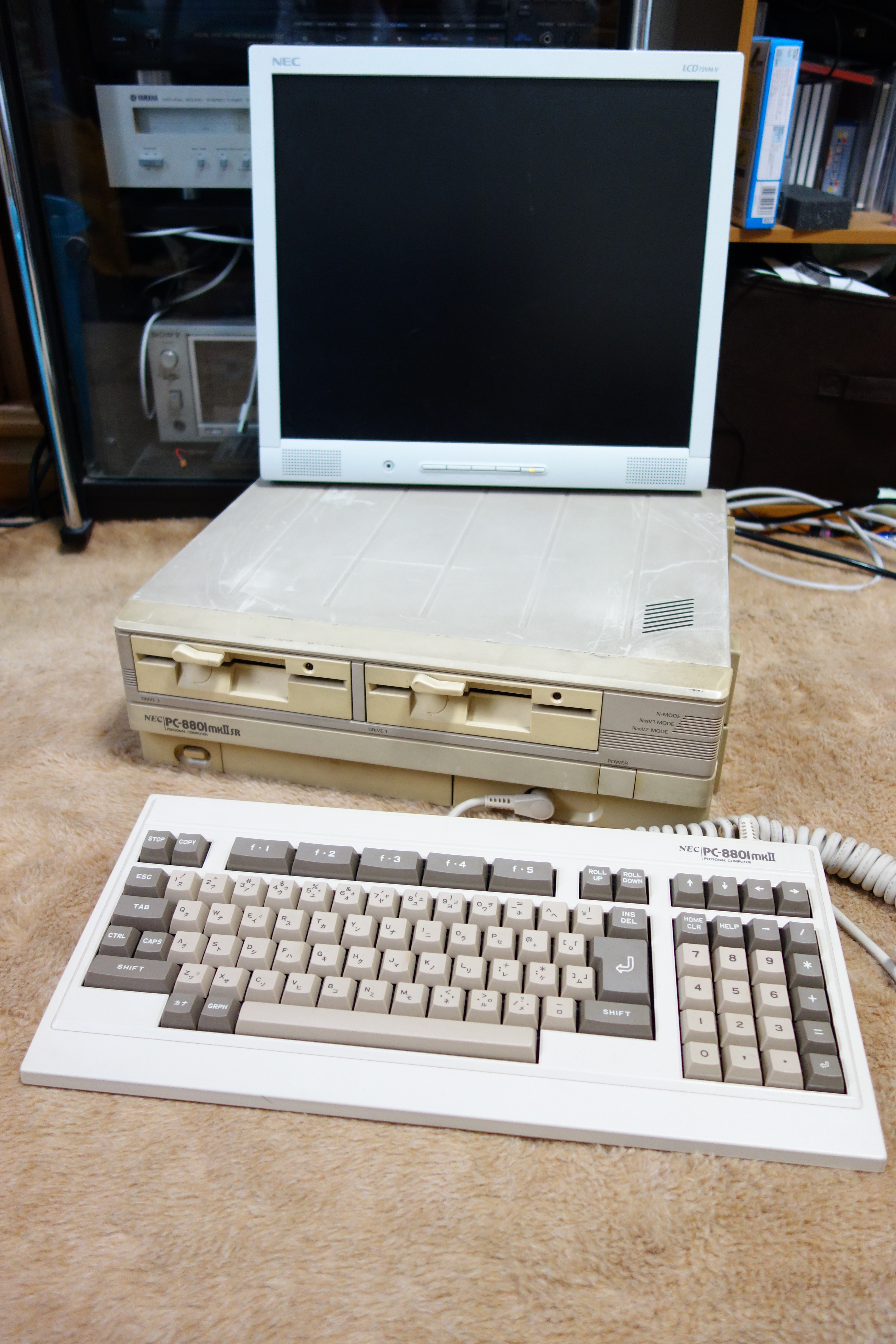 PC-8801mkIISRの実機環境 | 環水平アーク