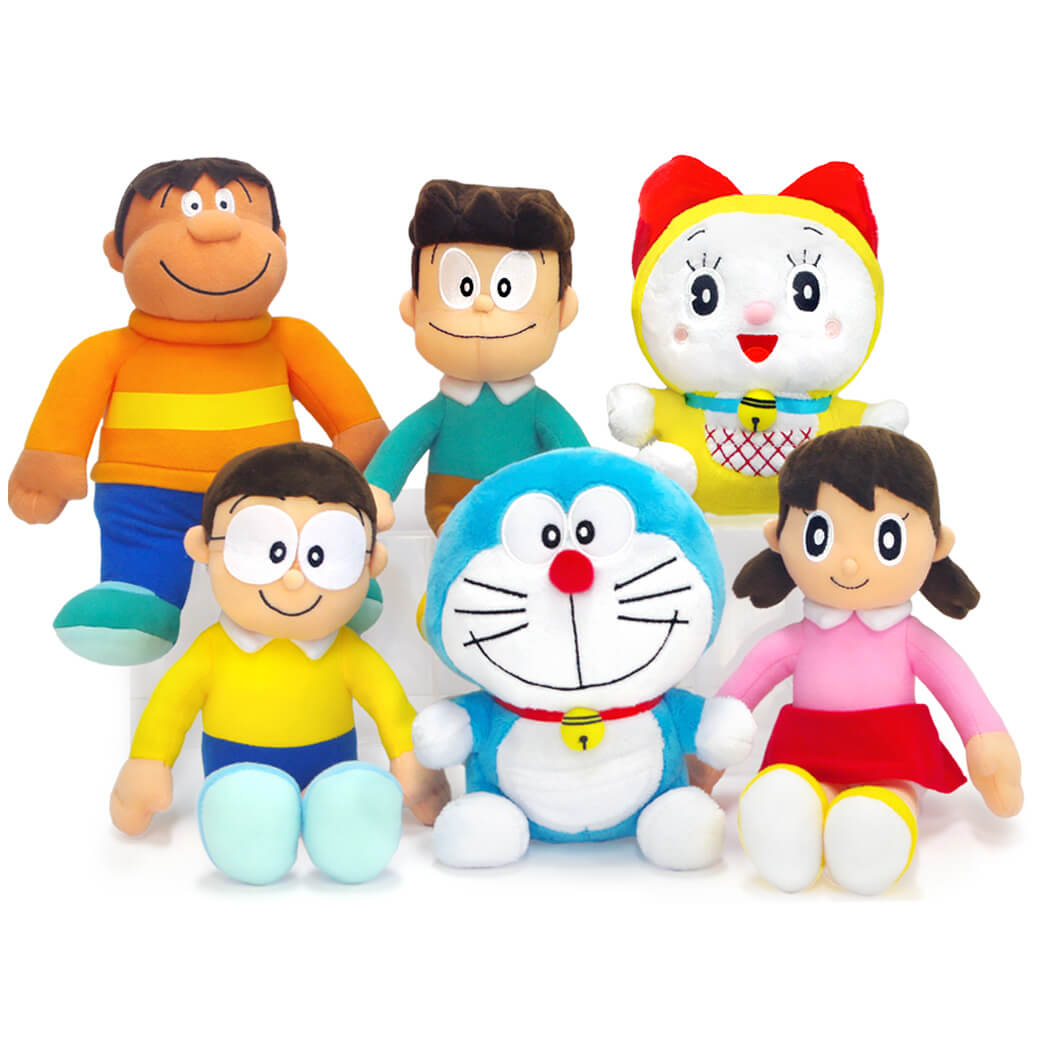 ドラえもん 全員集合 ぬいぐるみセット S | 祝電・弔電・国際電報なら