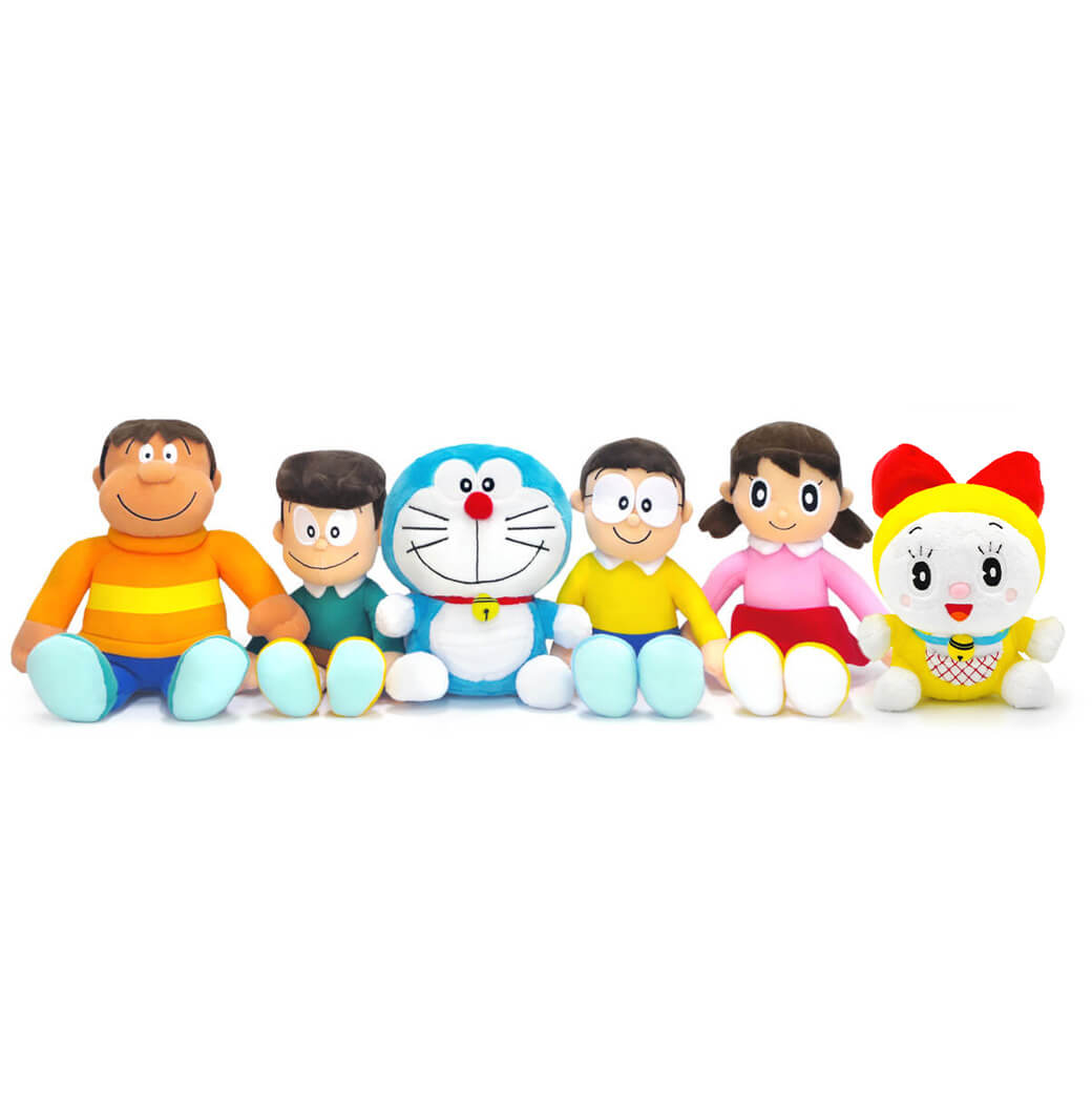 ドラえもん 全員集合 ぬいぐるみセット S | 祝電・弔電・国際電報なら