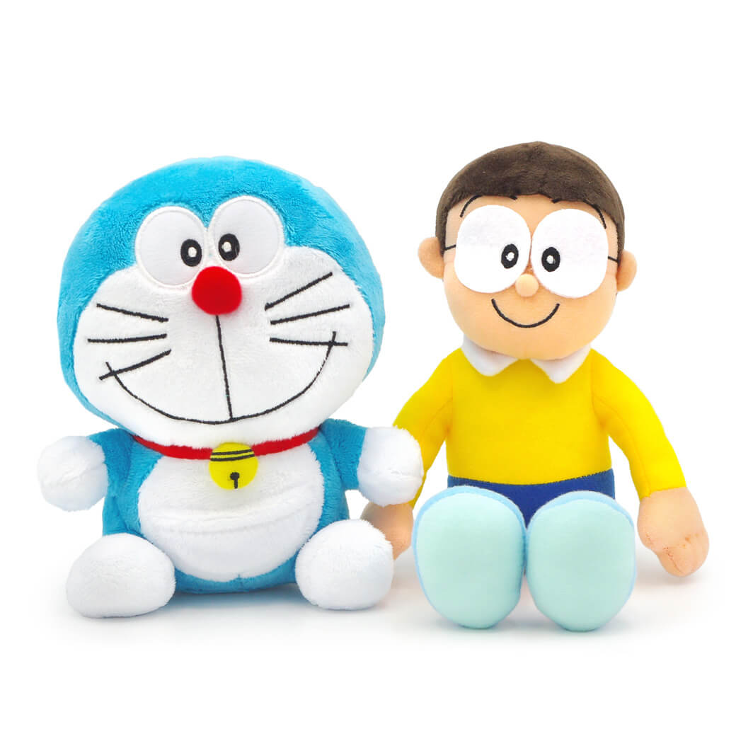 ドラえもん＆のび太 ペアぬいぐるみ S | 祝電・弔電・国際電報なら電報