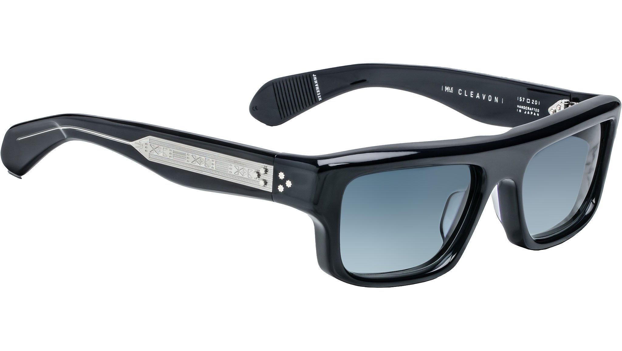 Jacques Marie Mage Cleavon 57 Regal Sunglasses JMMVNX-11K - eye-oo.com