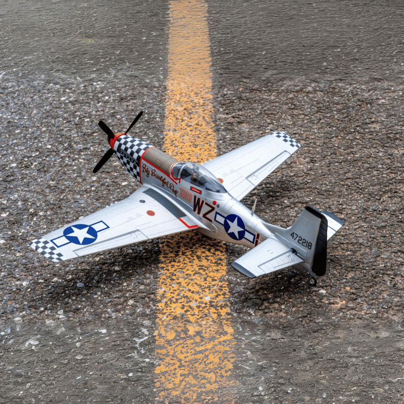 P-51D V2 Big Beautiful Doll 800mm RC Plane | PNP | FMS Hobby