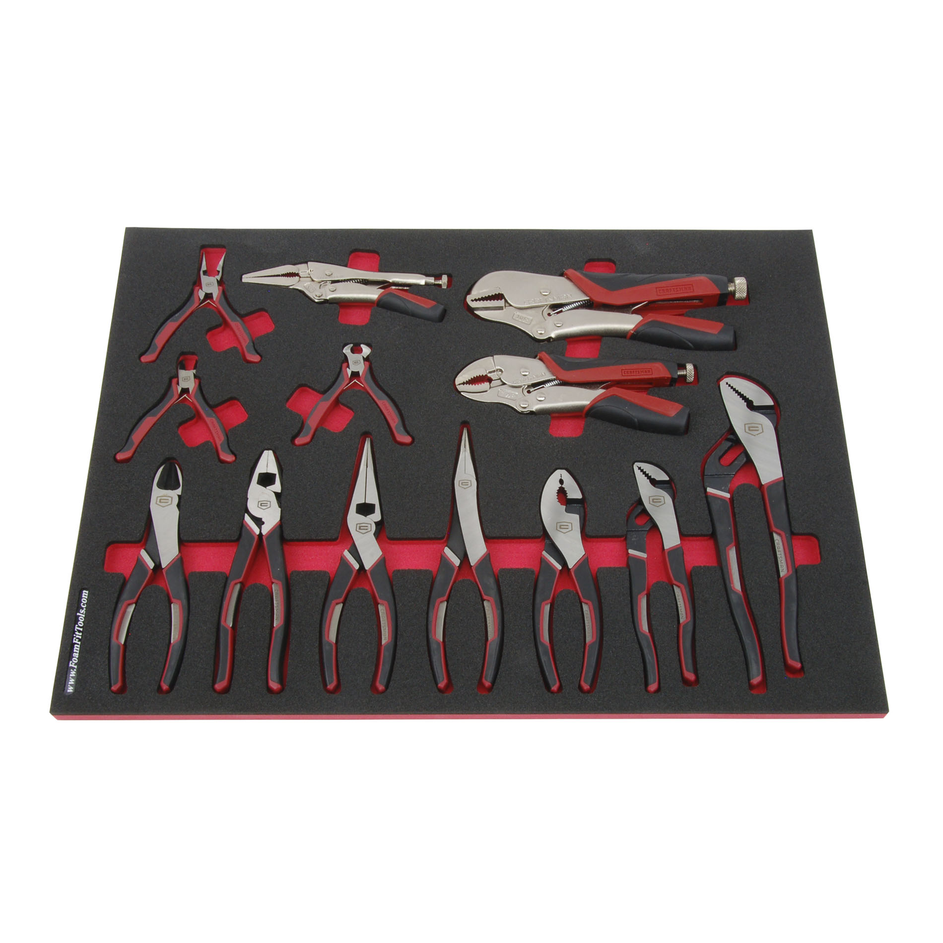 Foam Organizer for Shadowing Pliers