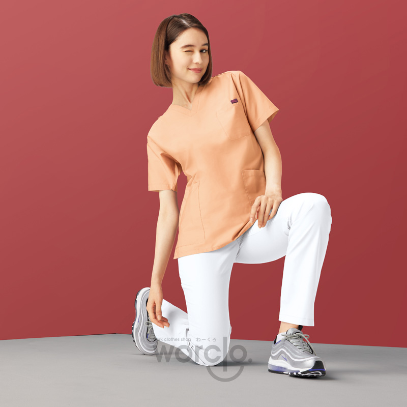 PANTONE】スクラブ（ホワイト） 7000SC-1 - worclo わーくろ