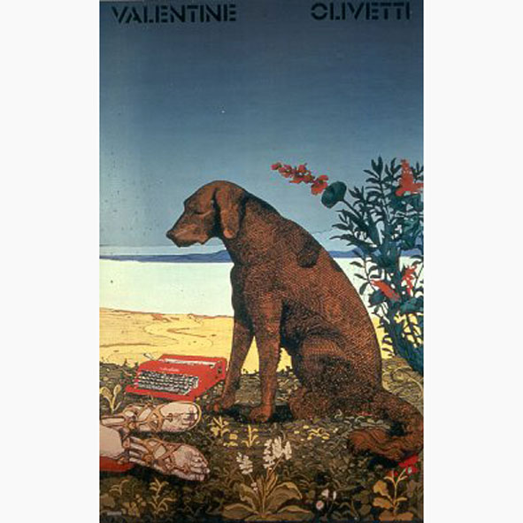 Valentine Olivetti/ミルトン・グレイザー【Milton Glaser】olivetti
