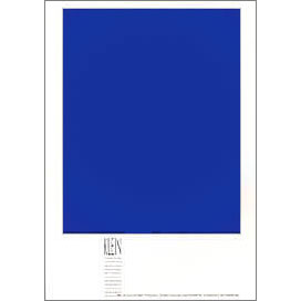 Monochrome bleu/イヴ・クライン【Yves Klein】ポスター | アトリエ