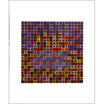 Zebegen,1964/ヴィクトル・ヴァザルリ【Victor Vasarely】ポスター
