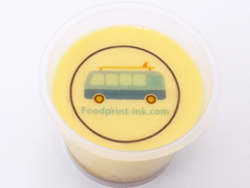 083 プリンに透明可食ｼｰﾄ | フードプリント・インク.com ‐あらゆる食品