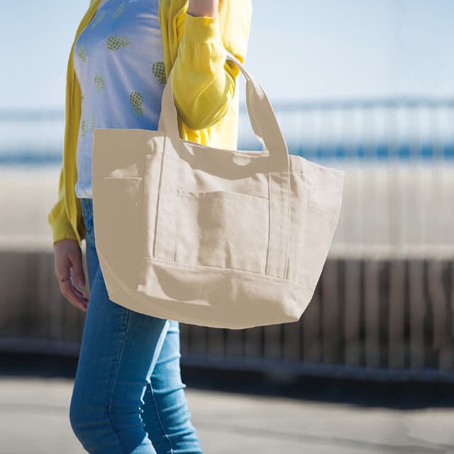 厚手キャンバスポケットマルチトート（M）[MARKLESS STYLE TR-0854