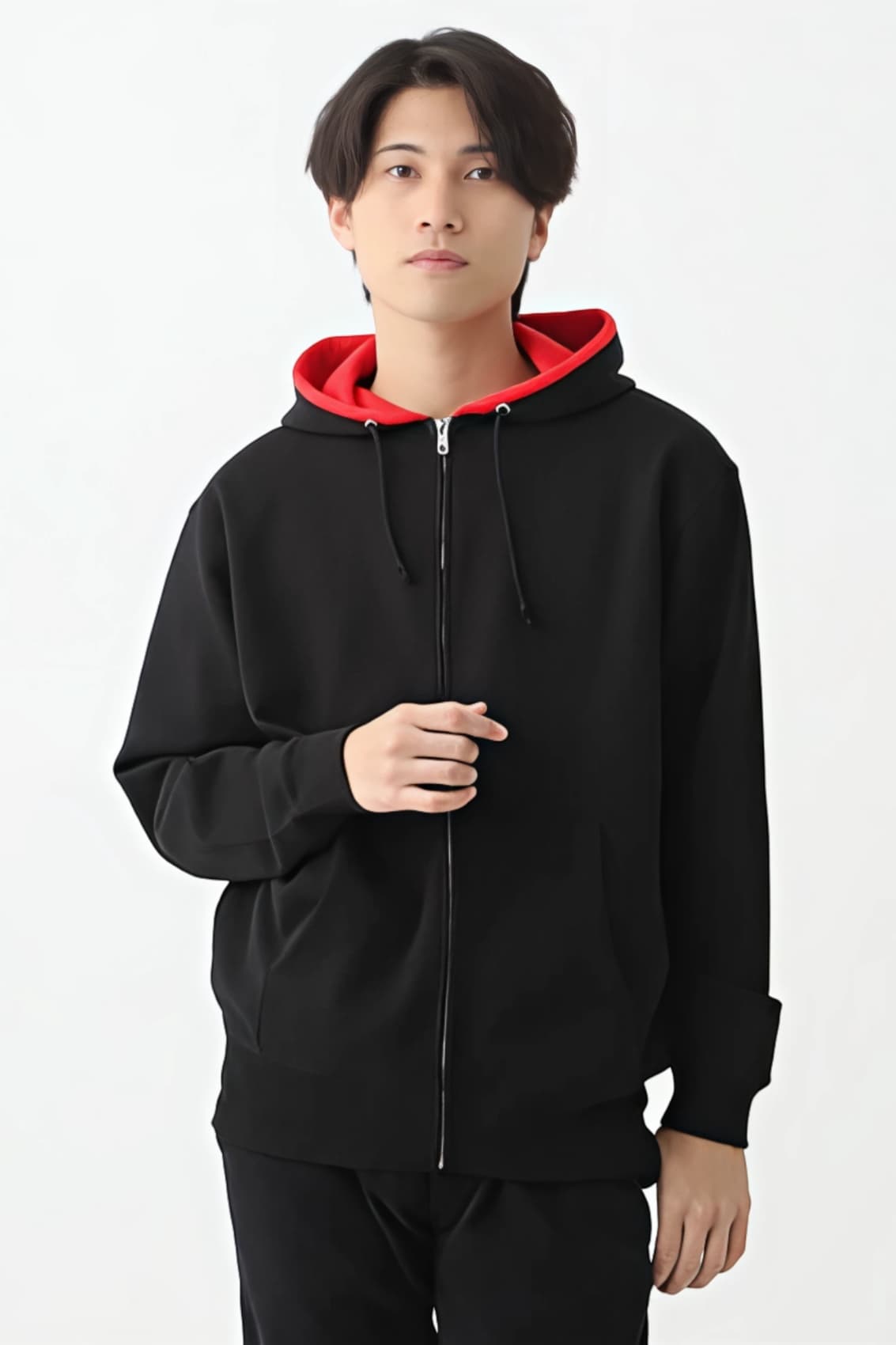 カラフルフードジップパーカー[United Athle 5213]｜オリジナル