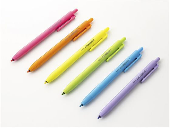 ゼブラ ノック式蛍光ペン クリックブライト 紫 WKS30-PU 通販