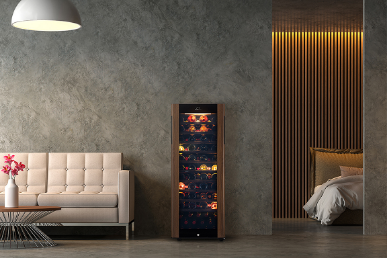 温度管理とデザインに優れた家庭用ワインセラー SG-196GD｜フォル