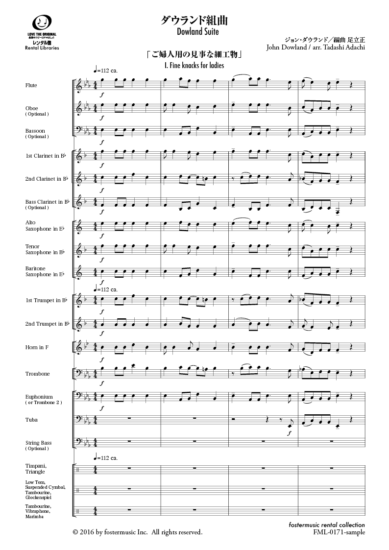 Lord Tullamore ❗️タラモア卿 Carl Wittrock 吹奏楽譜 Lord