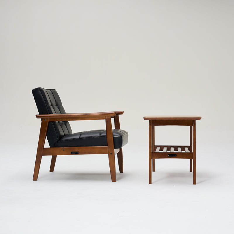 新仕様】カリモク60 サイドテーブル（メラミン化粧板/ウォールナット色