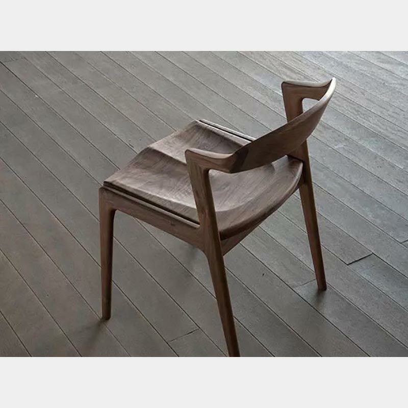 シキファニチア ユナ セミアームチェア・ウッド（板座） – FELICE.ONLINE