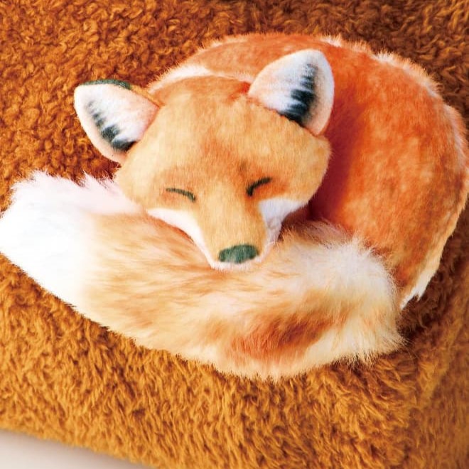 宮城蔵王キツネ村監修 キツネのボックスティッシュカバー＆ハン