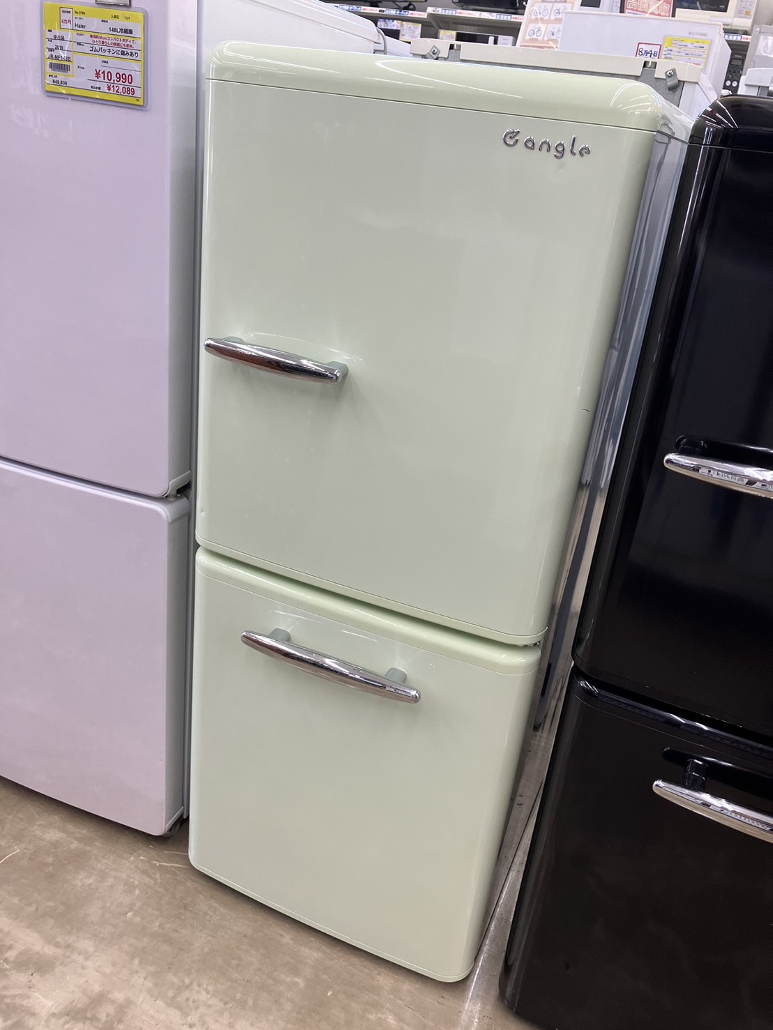 EDION エディオン 149L冷蔵庫 ANG-RE151-A1 e angle 2019年式】を買取