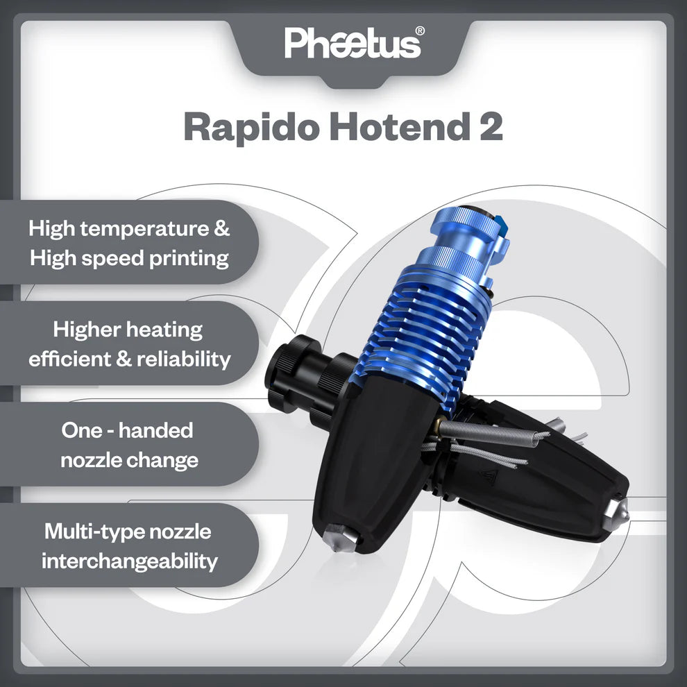 Phaetus Rapido Hotend - Enhance 3D Printing Efficiency – Fabreeko