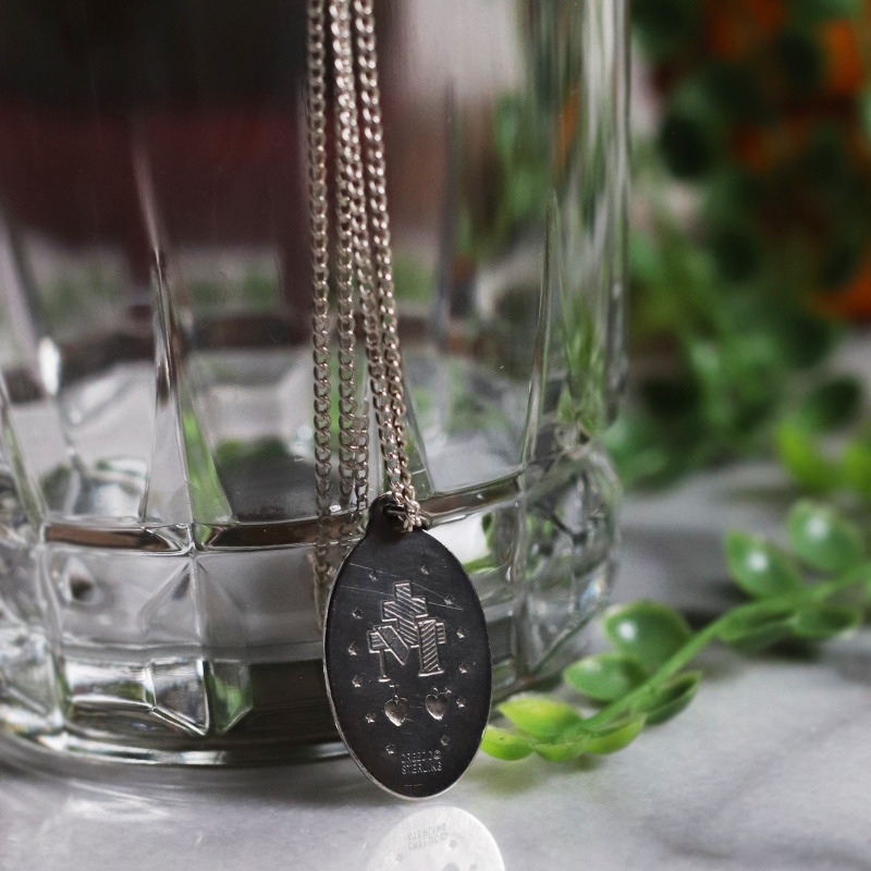 アンティークジュエリー｜USAヴィンテージ不思議のメダイ聖母マリアの