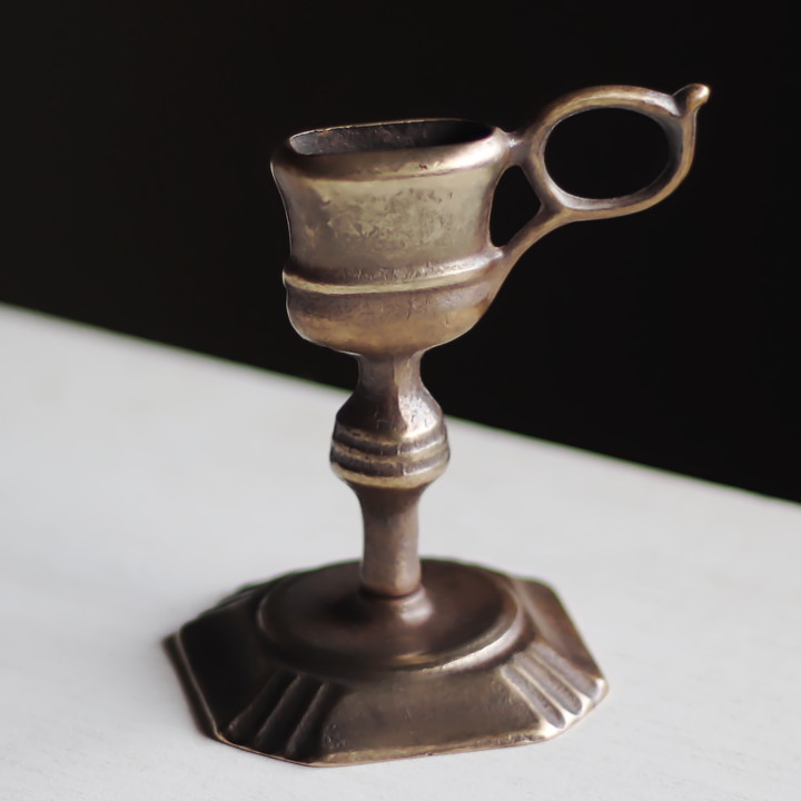 ITALYイタリアヴィンテージブラスキャンドルスナッファー用スタンド