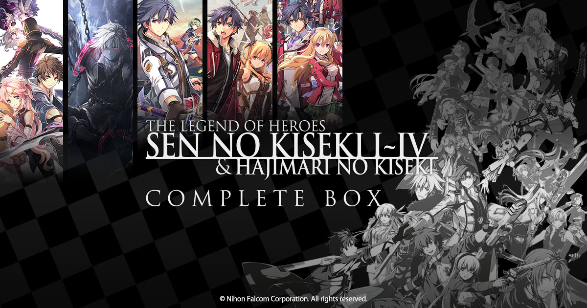 英雄伝説「閃の軌跡I～IV」&「創の軌跡」コンプリートBOX | Falcom