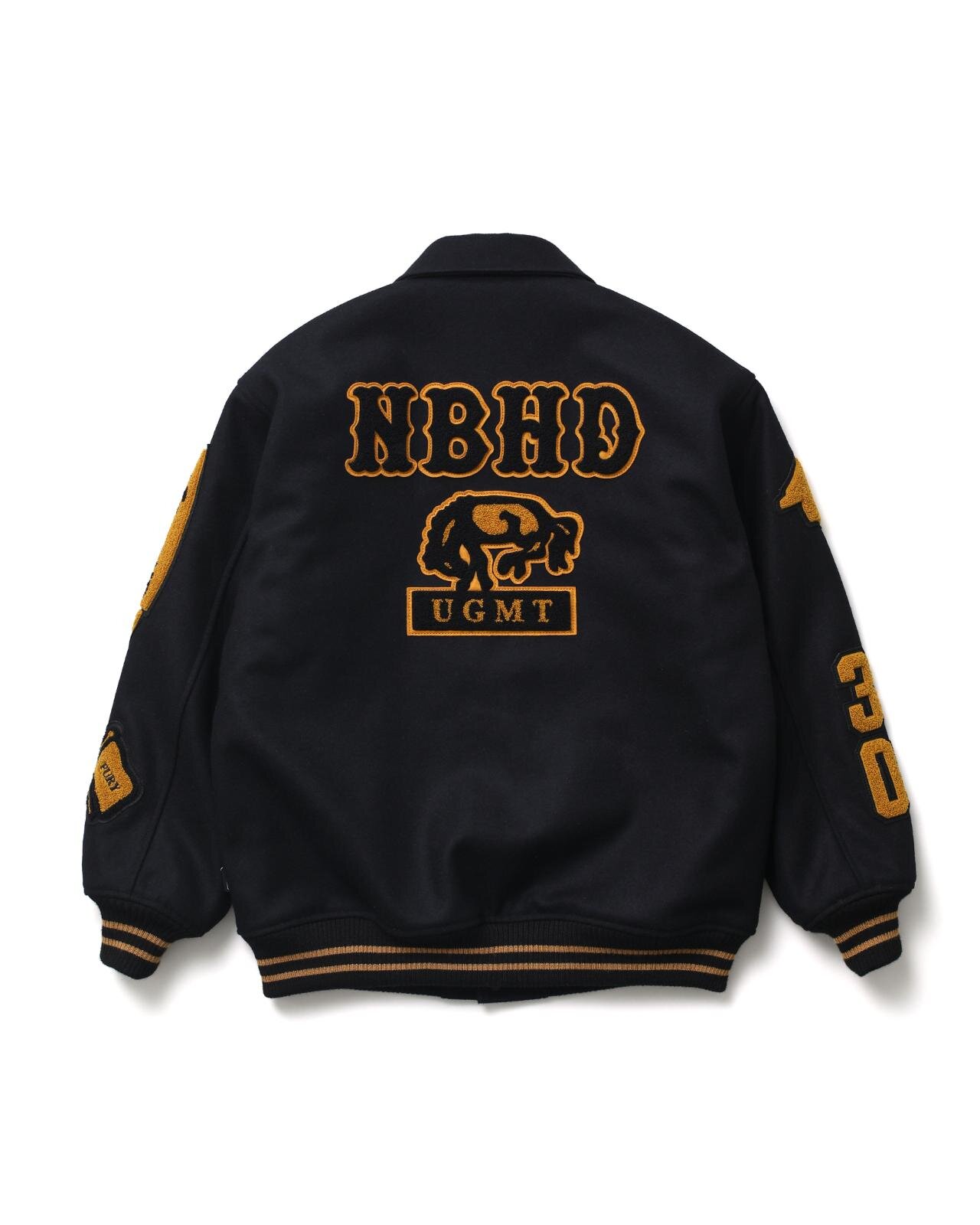 ネイバーフッド26年新年限定“レザー袖”のスタジャン＆「東京」プリント