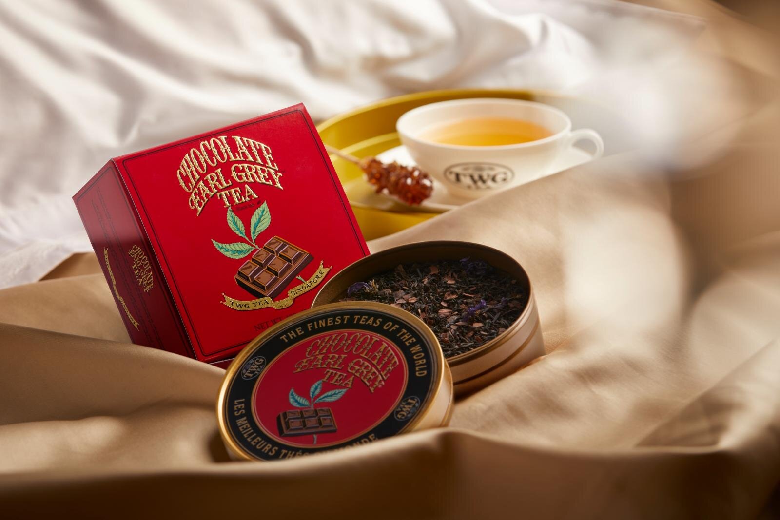 TWG Tea26年バレンタイン紅茶、“ベルガモット×ダークチョコ”香る