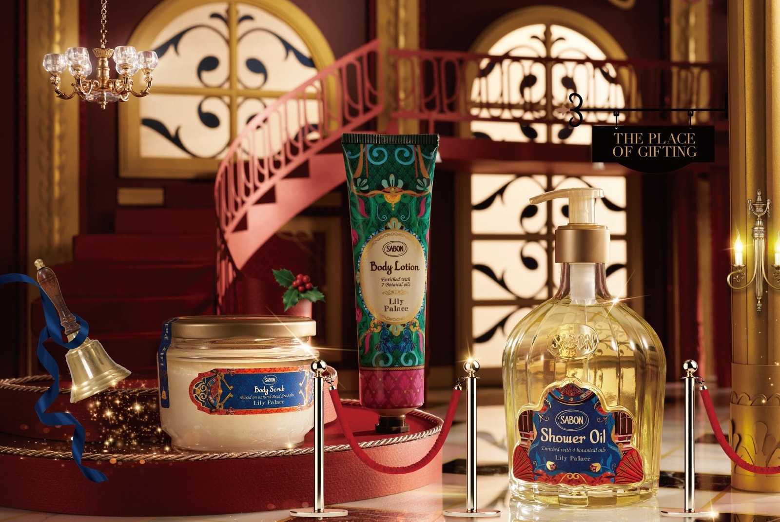 SABON「パリの宮殿」着想24年クリスマスコフレ第1弾、“フローラル