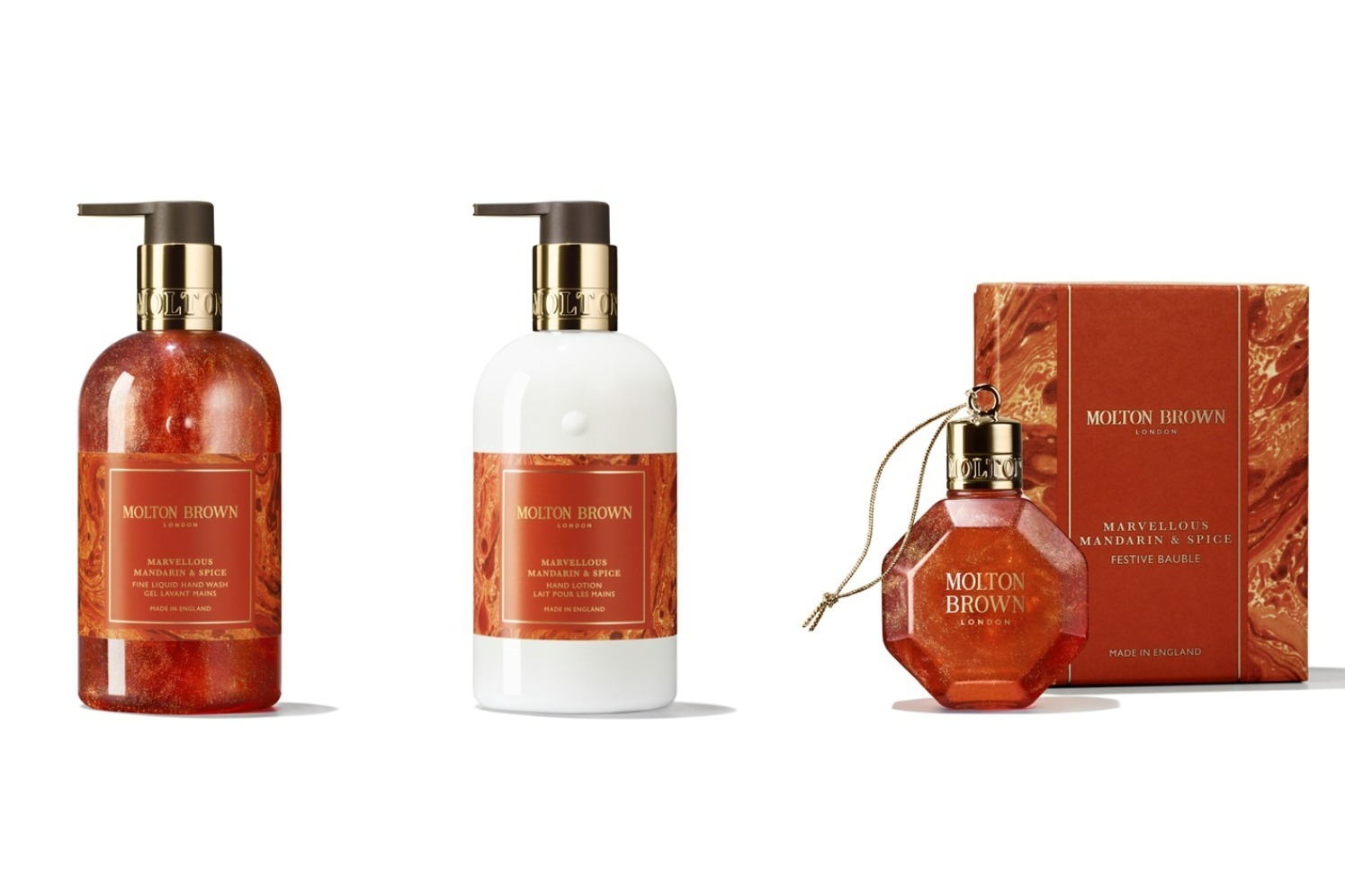 モルトンブラウン24年クリスマスコスメ、“柑橘×スパイス”香るハンド