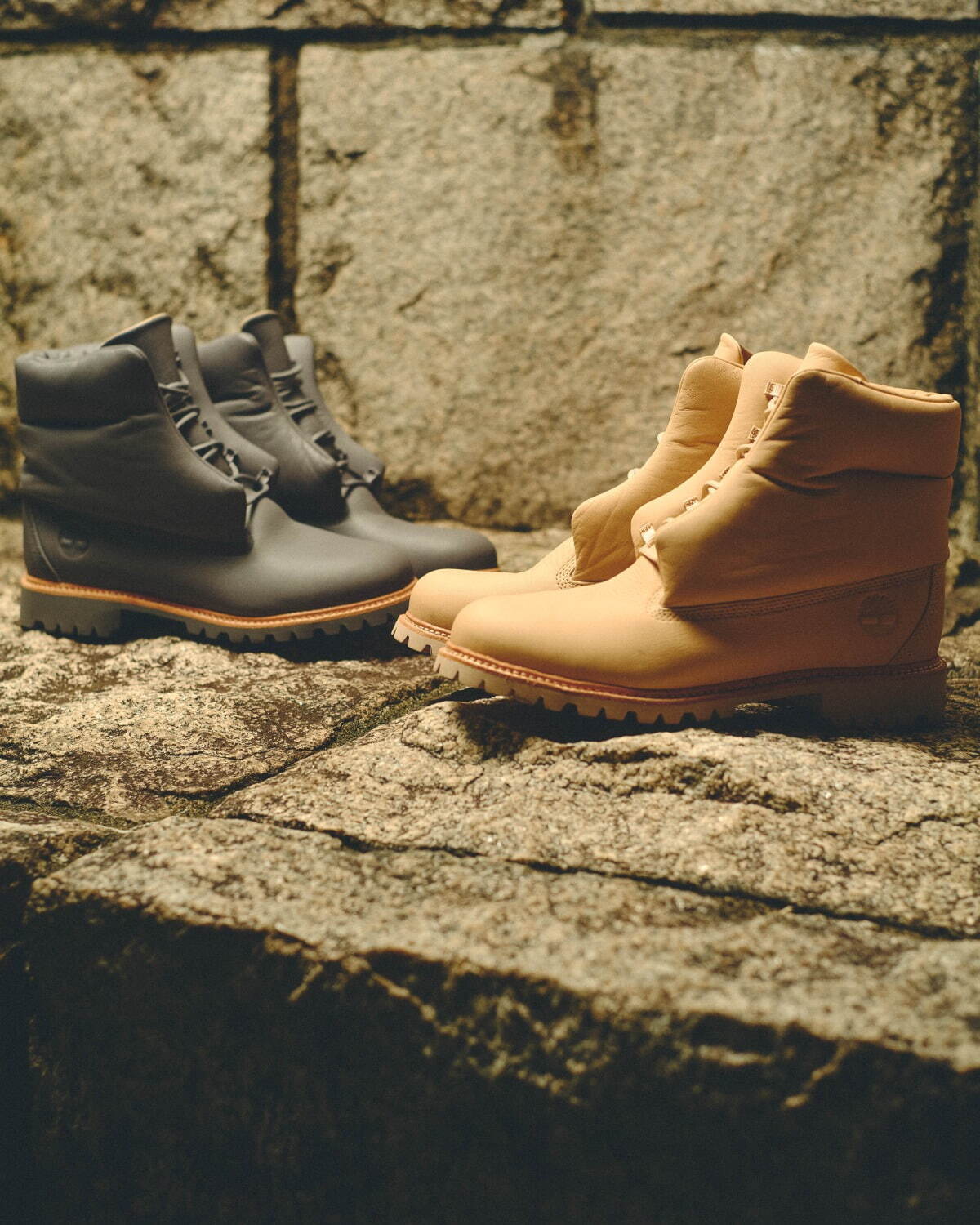 ティンバーランドからゴアテックス搭載の防水ブーツ、比翼仕立ての