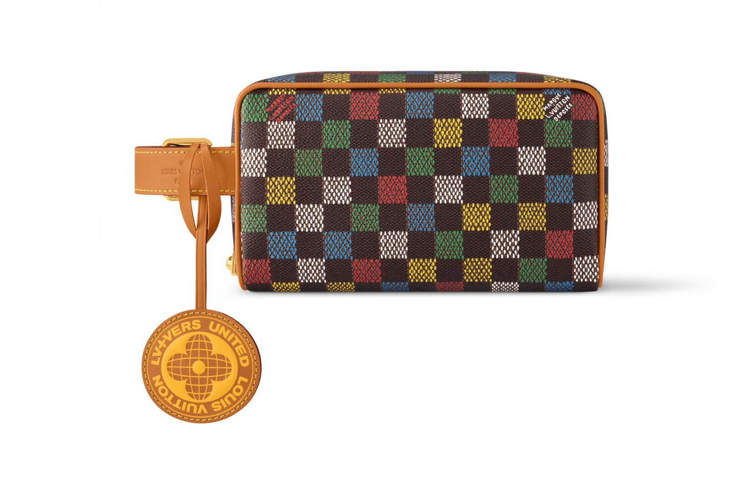 ルイ・ヴィトン“カラフルチェック柄”のダミエ・パターン、メンズバッグ