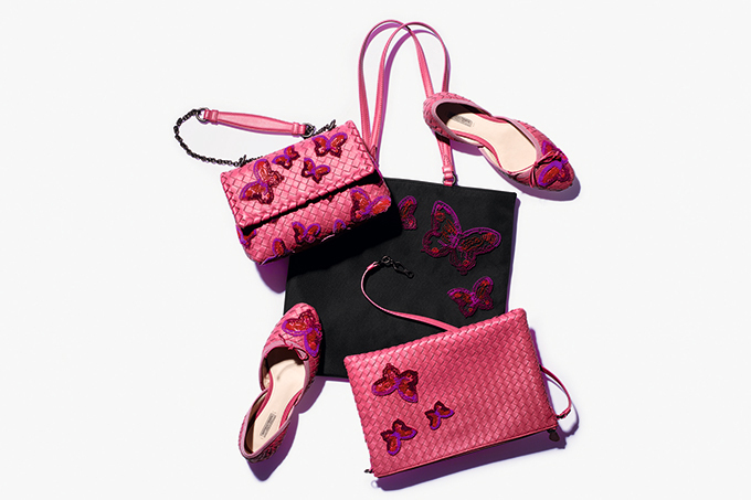 ボッテガ・ヴェネタ日本限定コレクション、バタフライモチーフのバッグ