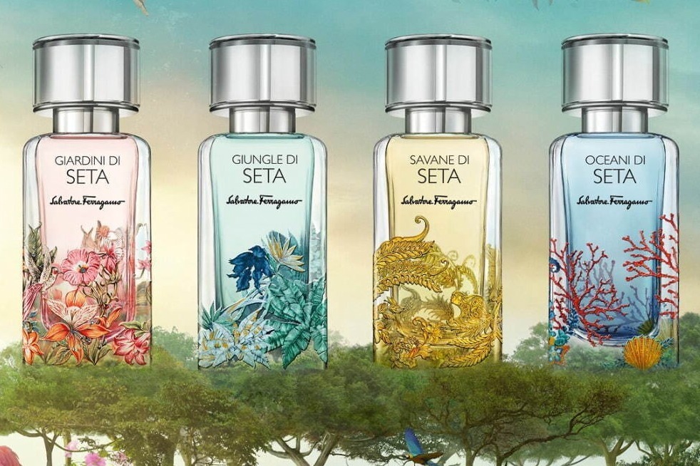 サルヴァトーレ フェラガモ、シルク着想“香りを重ねて楽しむ”新