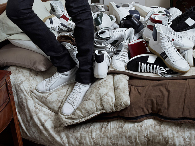 サンローランから新作シューズ - エディ・スリマン就任後初のデザイン