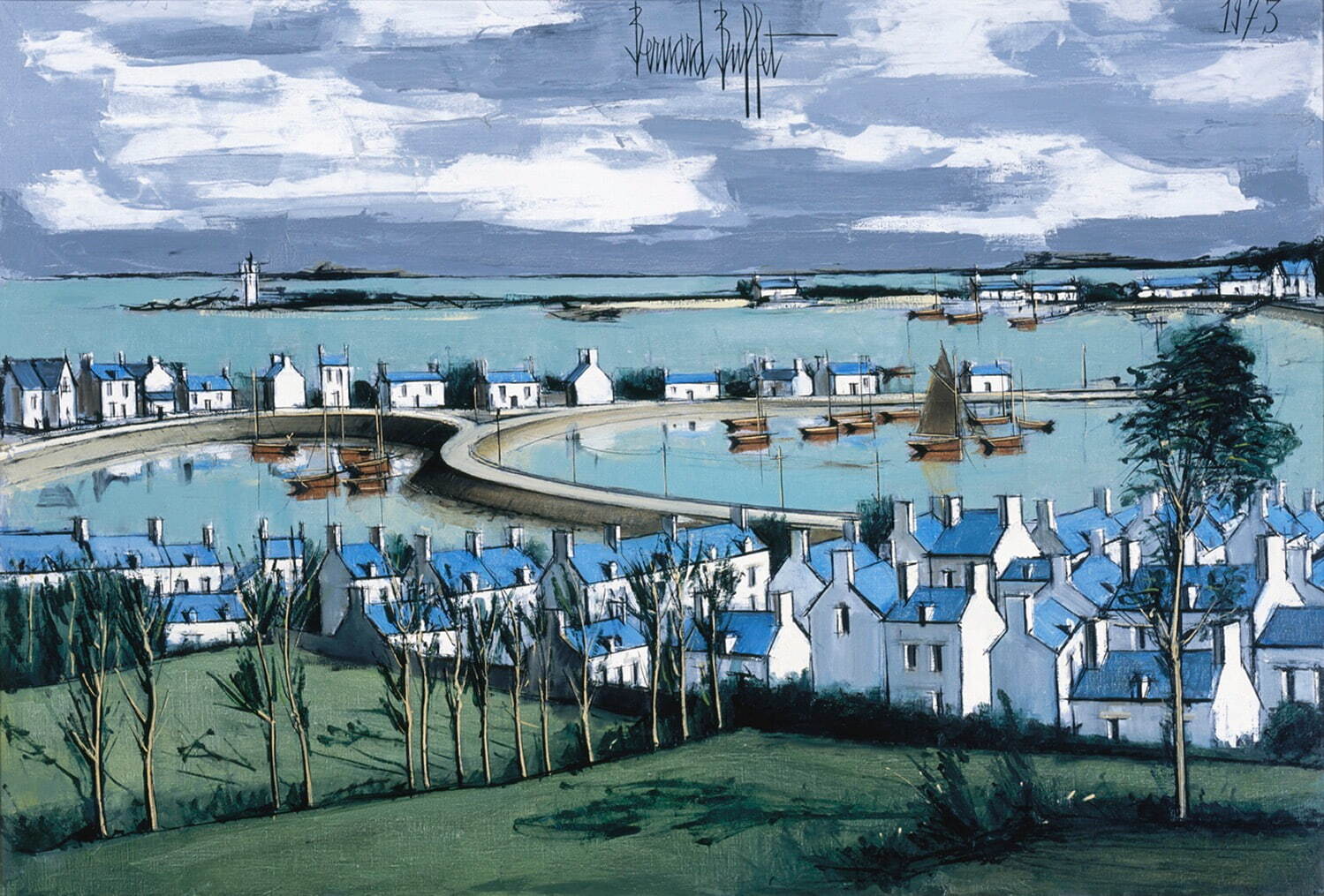 企画展「線の画家 ベルナール・ビュフェ」静岡で、初期〜晩年の作品100