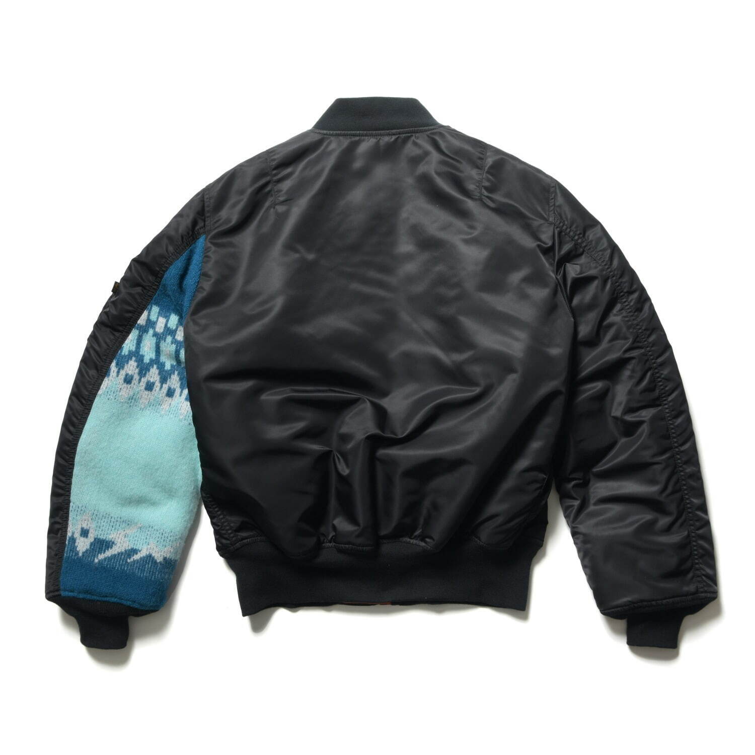 ユニフォーム エクスペリメントのノルディック柄ニット、藤原ヒロシの