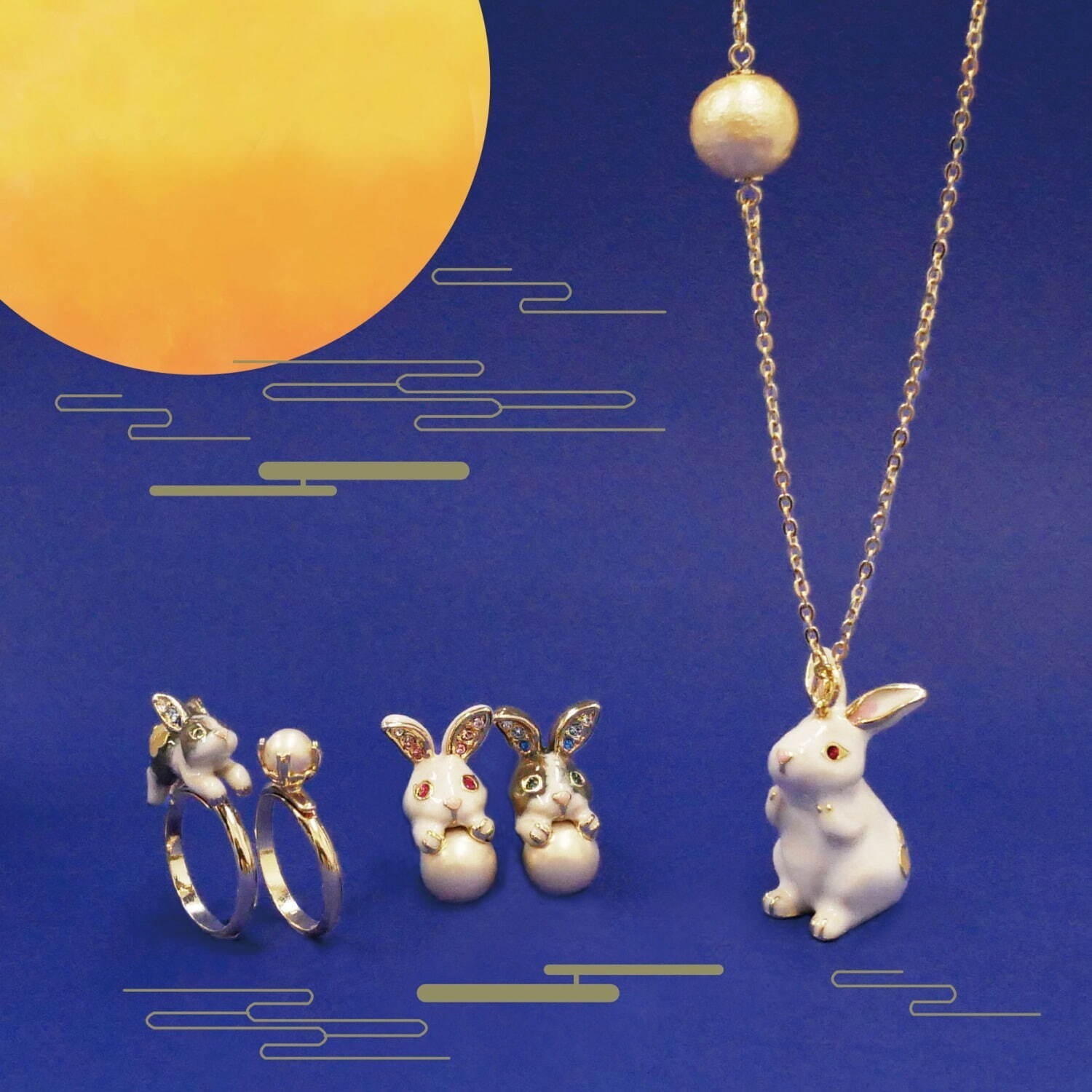 2023年干支「うさぎデザイン」おしゃれアイテム、かわいいアクセサリー