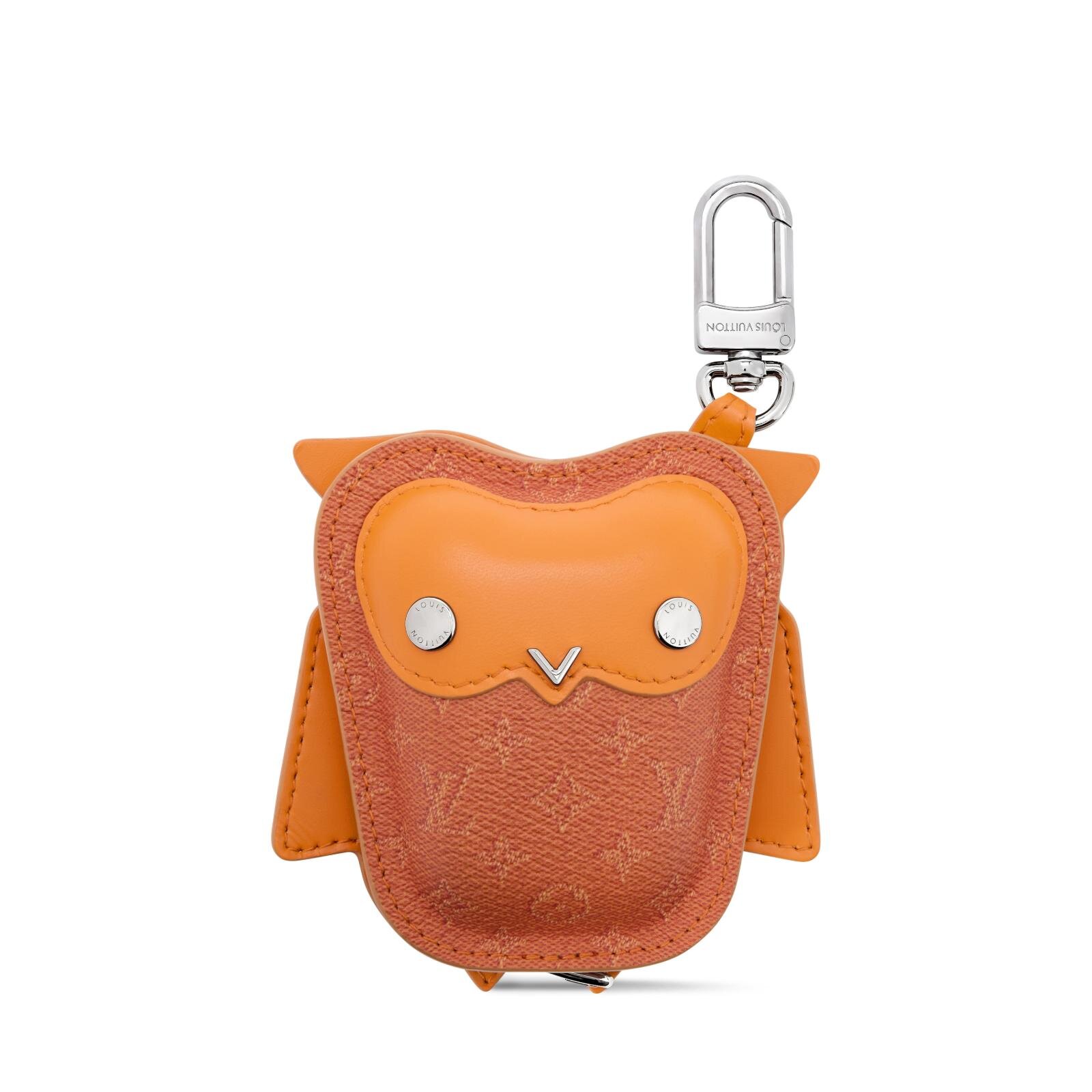 ルイ・ヴィトン“フクロウ型”バッグチャーム、ジップ付きでミニポーチに