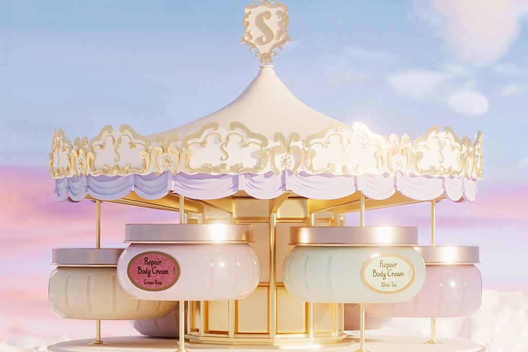 コスメキッチン×ラブクロム、サングラスをかけたスヌーピーの限定