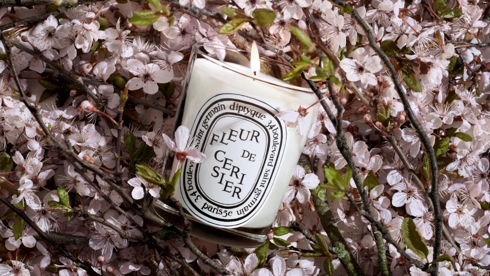 ディプティック26年春“桜の香り”フレグランスキャンドル、九州初
