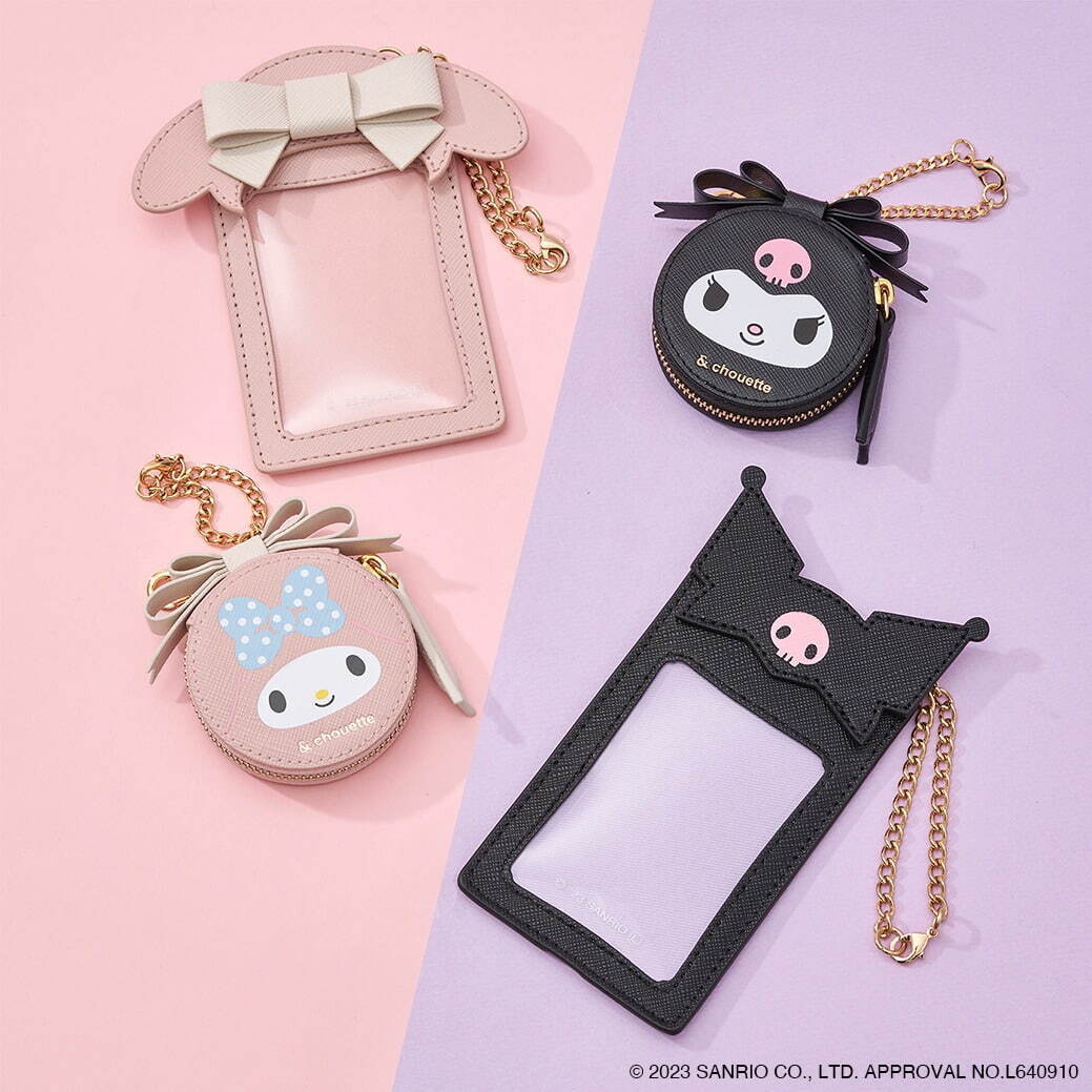 アンドシュエット×「マイメロディ＆クロミ」クリアポケット付きトート