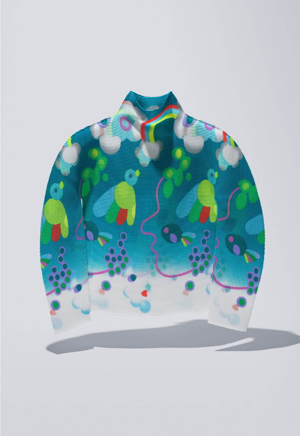 ミー イッセイ ミヤケ新作ウェア、“蜂＆花”を描いた「ストレッチ