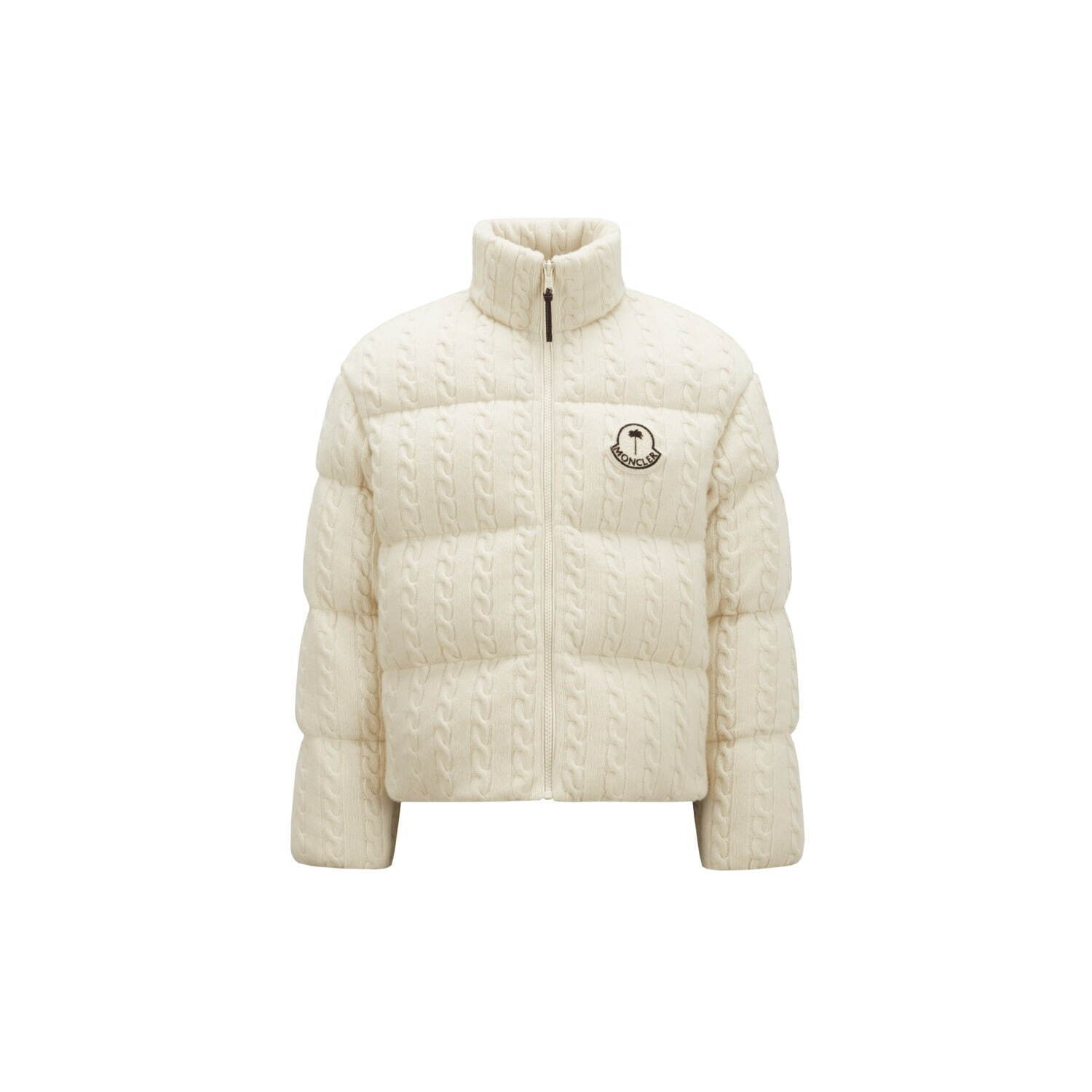 モンクレール × パーム・エンジェルスのダウンジャケット、ボタン